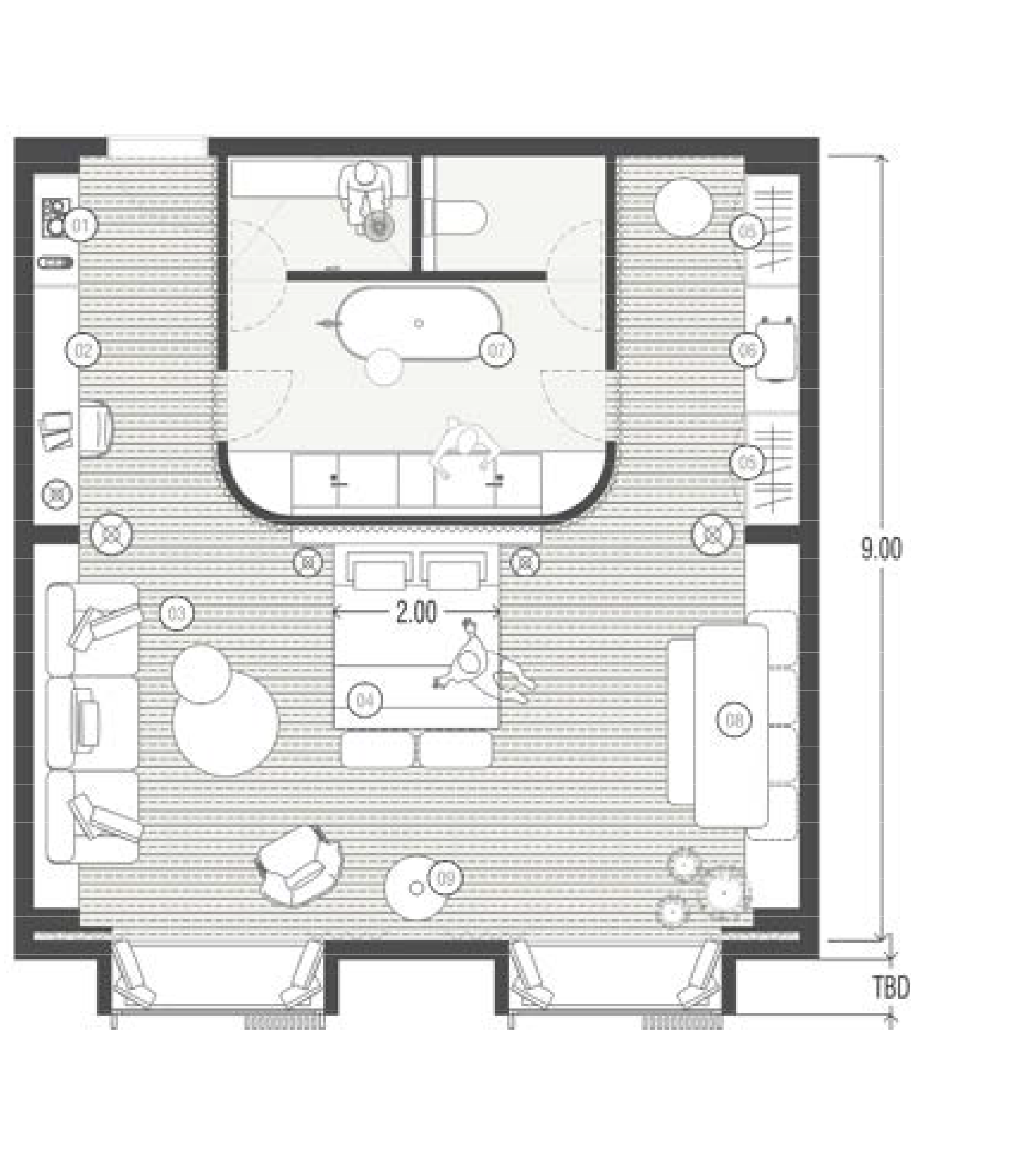 One Bedroom Type A