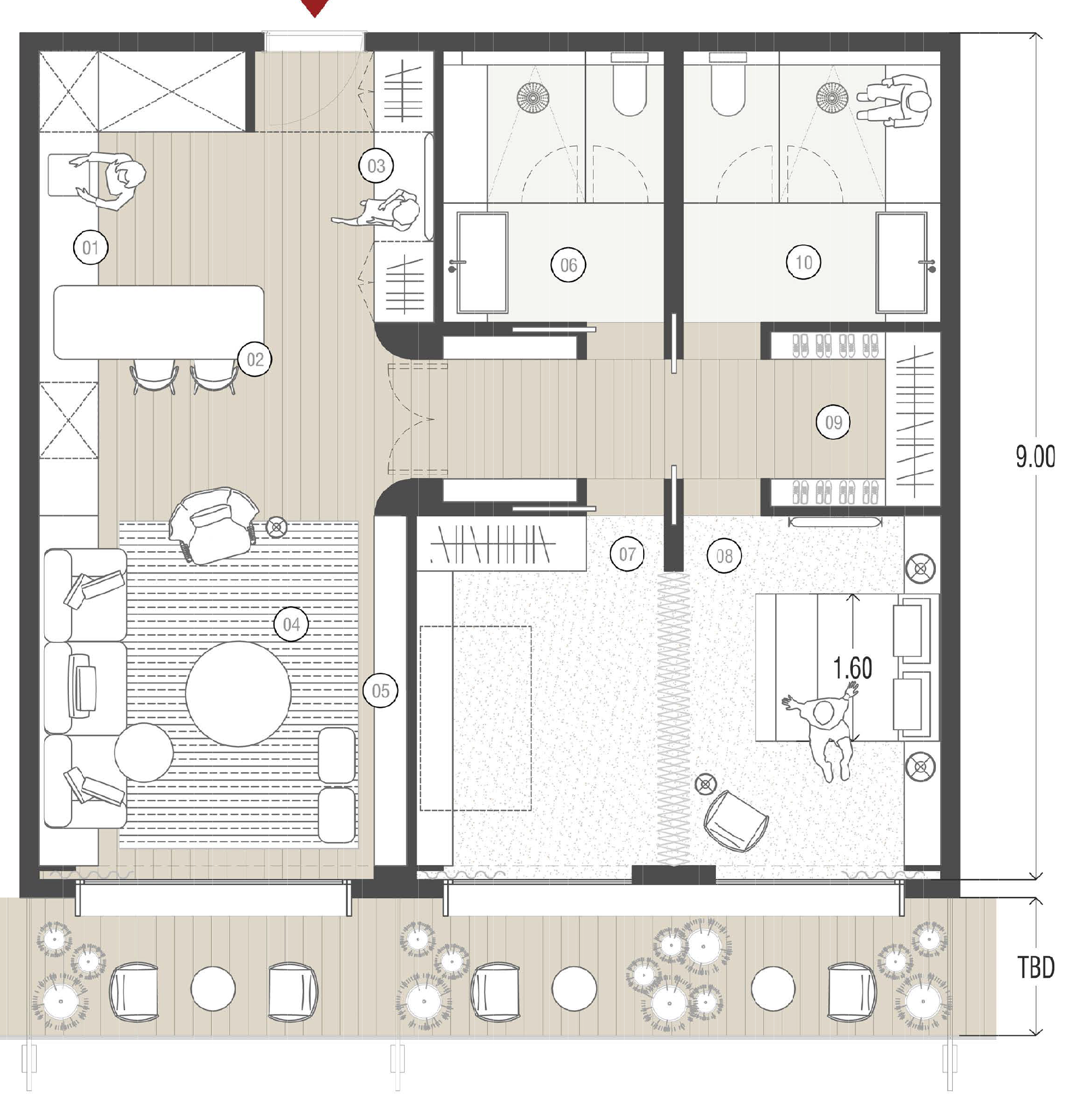 Two Bedroom Type B