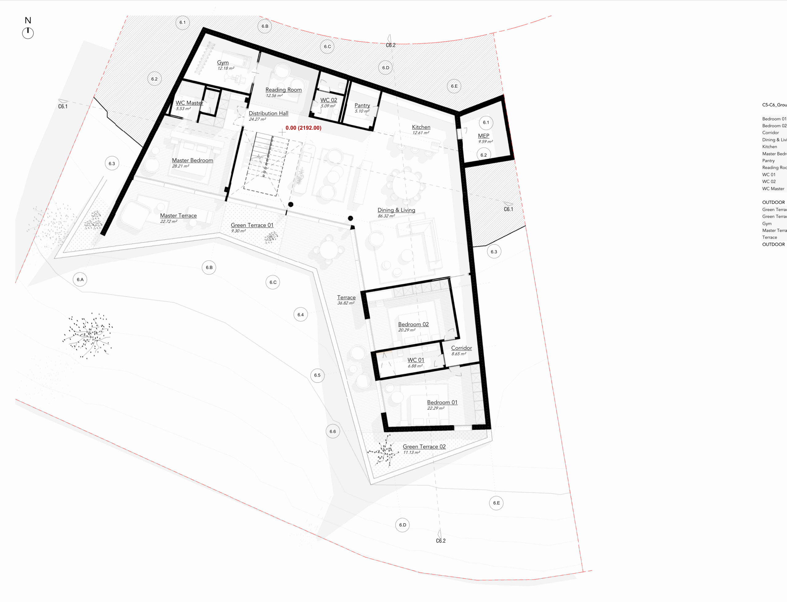 Small Villa Floor Plan